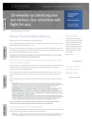 Truck Accidents Attorney in Denver