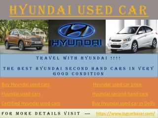 Hyundai used car