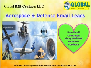 Aerospace & Defense Email Leads