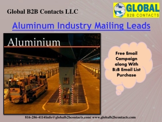 Aluminum Industry Mailing Leads