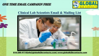 Clinical Lab Scientists Email & Mailing List