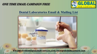 Dental Laboratories Email & Mailing List