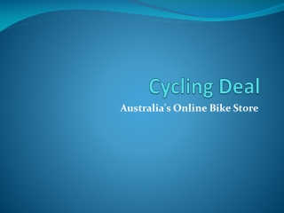 Cycling Deal - mountain bikes