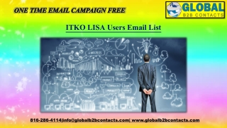 ITKO LISA Users Email List