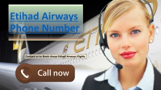 Etihad Airways Phone number