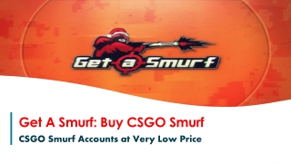 CSGO Smurf Prime Ranked Accounts at Low Prices From Getasmurf