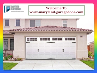 Garage Door Services Maryland