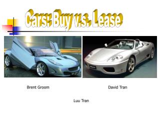 Cars: Buy v.s. Lease