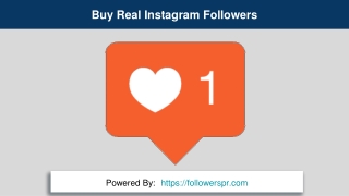 Buy Real Instagram Followers