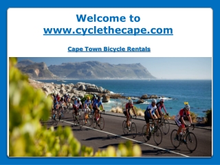 Cape Town Bicycle Rentals