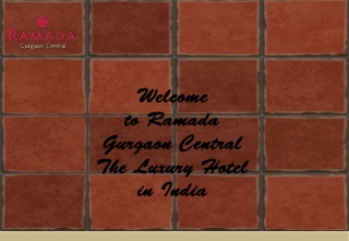 Hotels in Gurugram|Ramada Gurgaon Central