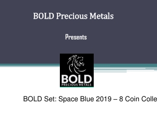 Space blue 8 coin collector set - BOLD Precious Metals