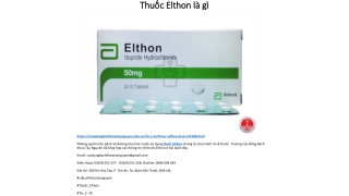 Thuốc Elthon là gì?