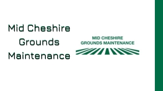 Tree Surgery Cheshire - Mid Cheshire Grounds Maintenance