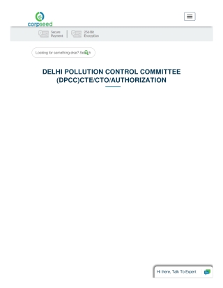 Get Online Delhi Pollution Control Committee (DPCC) CTE/CTO License