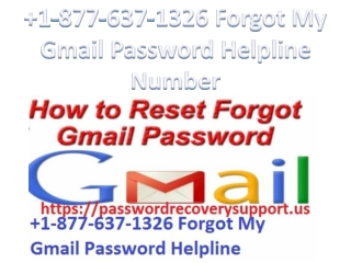 Forgot My Gmail Password Helpline Number