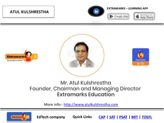 Atul Kulshrestha Extramarks