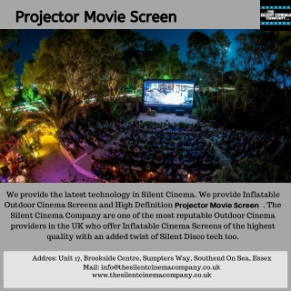 Projector Movie Screen