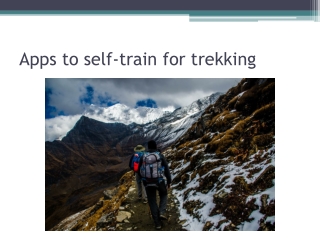 Mount Everest Day: Apps to Self-Train For Trekking