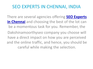 Digital Marketing Consultants Chennai, India.