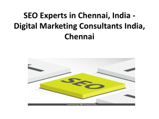 Digital Marketing Consultants Chennai, India.