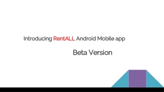 RentALL - Airbnb Clone App Beta Version Released