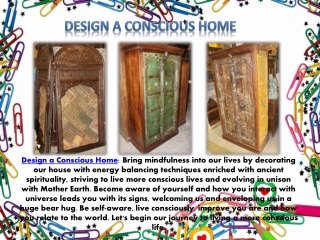 Design a Conscious Home