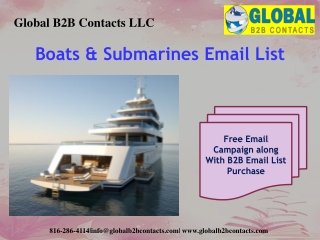 Boats & Submarines Email List