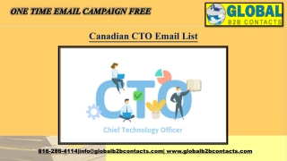 Canadian CTO Email List