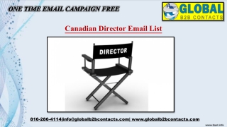 Canadian Director Email List