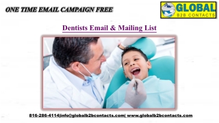 Dentists Email & Mailing List