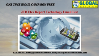 JTB Flex Report Technology Email List