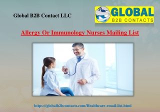 Allergy Or Immunology Nurses Mailing List