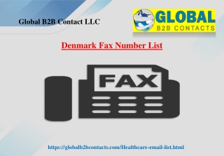 Denmark Fax Number List