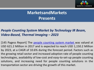 People Counting System Market by Technology IR Beam, Video-Based, Thermal Imaging - 2023