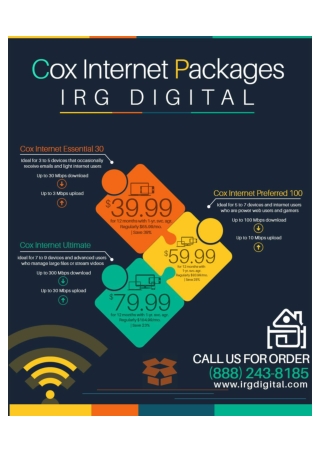 Cox Internet Packages