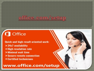 office.com/setup – download and install