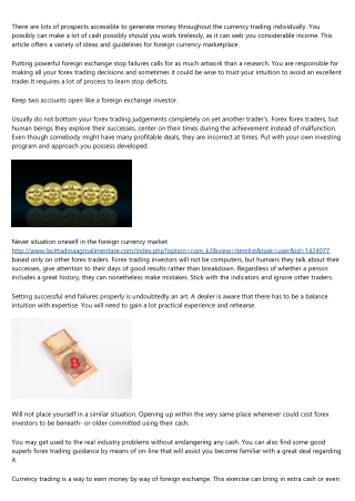 Daunted By Foreign Currency? Attempt These Useful Concepts