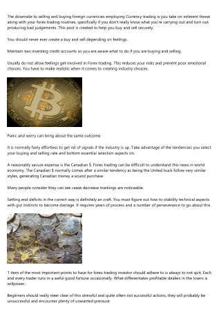 Tips That Will Help You Earn Worldwide Of Forex Trading