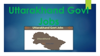 Uttarakhand Govt Jobs 2019 : Latest & Upcoming UK Employment Notification