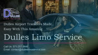 Dulles Airport Transfers Made Easy With This Amazing Limo Service Dulles