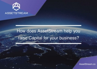 Capital for your Business Courtesy of AssetStream