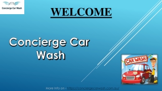 Car Wash - Concierge Car Wash