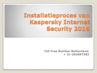 Installatieproces van Kaspersky Internet Security 2016