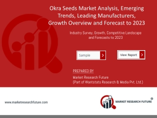 Okra Seeds Market Shares, Strategies and Forecast Worldwide, 2019 To 2023