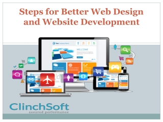 Steps for Better Web Design and Website Development