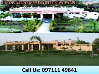 Best Resorts in Jim Corbett