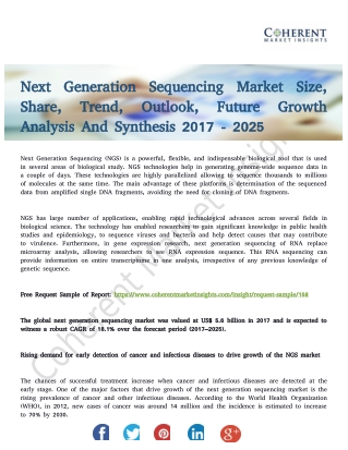 Next Generation Sequencing Market Top Players Revenue and Forecasts Research