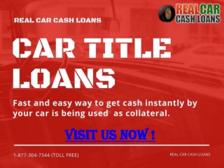 Car Title Loans Ontario | Borrow Up To $25000