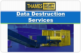 Data Destruction Services